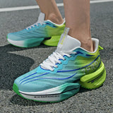 Men's Running Shoes Breathable Comfortable Outdoor Sports Shoes Fashionable Thick Soled Casual Tennis Shoes for Men