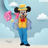 Disney Mickey Minnie Mouse Mascot Costume Anime Cartoon Character Cosplay Clothes Stitch Winnie Bear Party Halloween Adult Gift