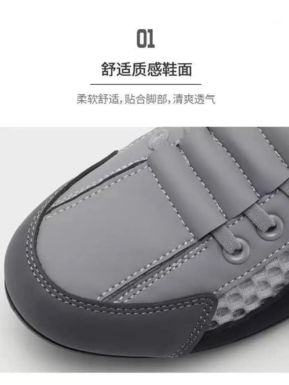 2025 Summer New Half Carrier Men's Shoes Soft Sole Casual Comfortable Sneakers Men's Slip-on Beanie Shoes sneakers for men