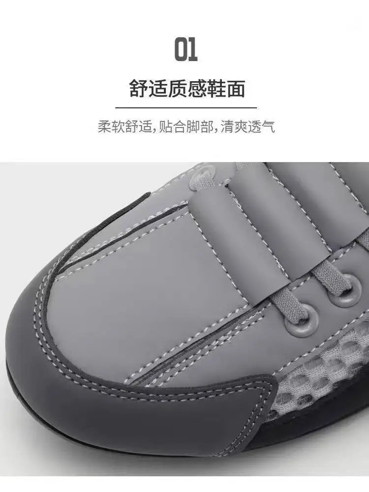 2025 Summer New Half Carrier Men's Shoes Soft Sole Casual Comfortable Sneakers Men's Slip-on Beanie Shoes sneakers for men