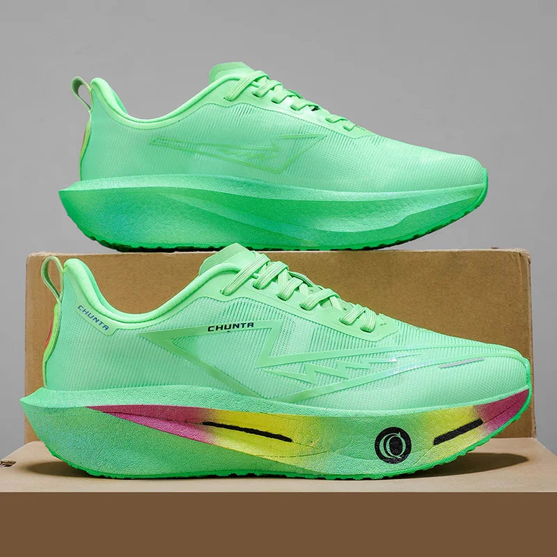 Unisex Sports Running Shoes for Men Women Training Soft Rebound Shock-Absorbing Summer Outdoor Jogging Shoes for Teenagers