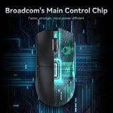 Attack Shark X11 Wireless Mouse Paw3311 22000DPI Buletooth Three Mode Rgb Charging Dock Lightweight Game E-Sports Mouse Laptop