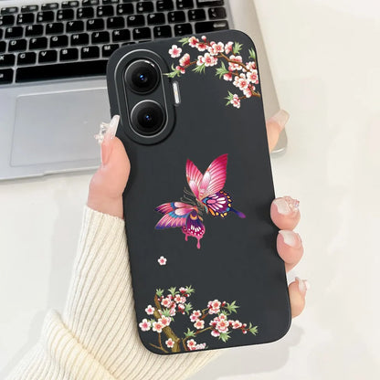For Xiaomi Poco F7 Phone Cover For Redmi Turbo 4 Pro 5G Case Silicone Cute Cartoon Fashion Luxury Love Shockproof Bumper Funda