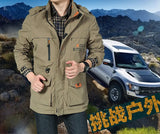 Chaqueta táctica cortavientos para hombre, impermeable, con capucha, para exteriores, deportiva, militar, talla europea, S-5XL, para escalada de campo, ropa fina