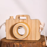 1Pc Wooden Baby Montessori Toys Fashion Camera Pendant Toys for Kids Outdoor Toys Gift Children Wooden Presents Kids Gifts