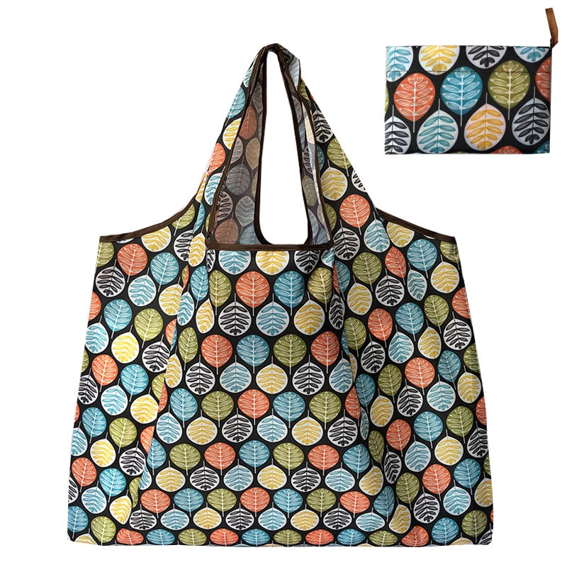 Folding Shopping Bag Large Capacity Environmental Protection Portable Handbag Supermarket Toy Storage Bags Travel Grocery Bag
