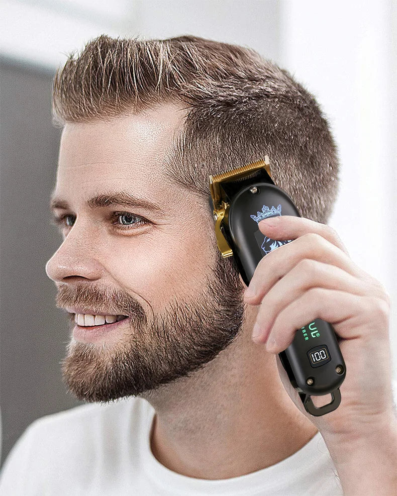 MAGICFUL New Professional Hair Clipper Rechargeable Electric Trimmer For Men Beard Kids Barber Cutting Machine Haircut Machine