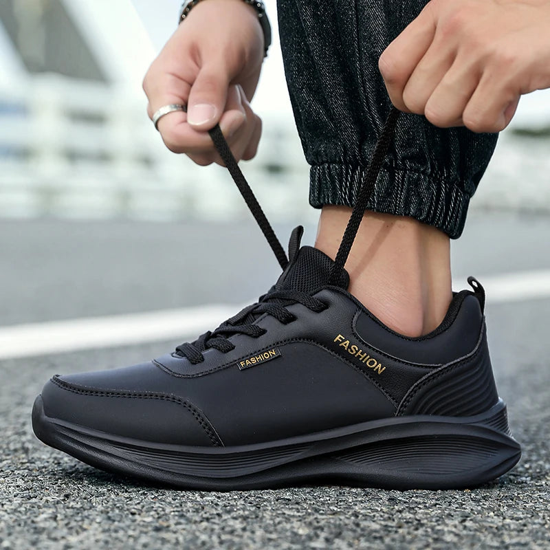 Autumn Light Men Sneakers Lace Up Casual Shoes For Men Cushioning Men Sport Shoes For Running Winter Waterproof Walking Shoes