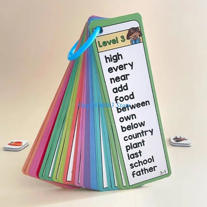 831D Sight Words Flash Cards High Frequency Word Lists Language Learning Tool Educational for Kids and Adults