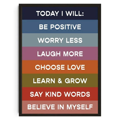 Be Kind To Your Mind Mental Health Psychological Canvas Posters Inspirational Quotes Wall Art Printed Picture Therapy Home Decor