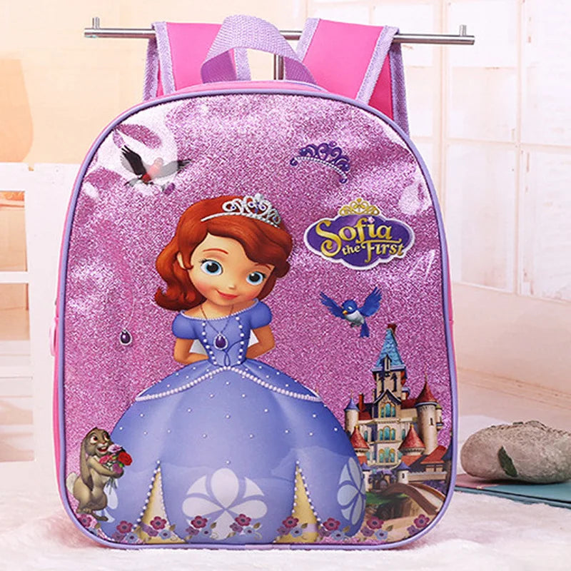 New Large-capacity of Children's Girls Cartoon Princess Elsa Schoolbag Cute Boy Backpack Children's Schoolbag