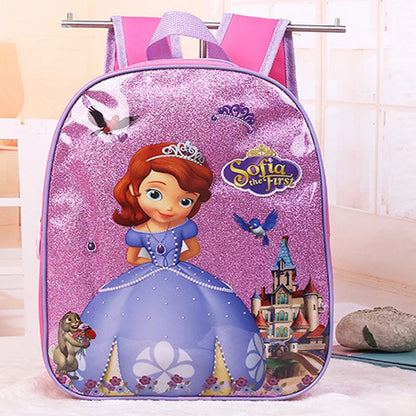 New Large-capacity of Children's Girls Cartoon Princess Elsa Schoolbag Cute Boy Backpack Children's Schoolbag
