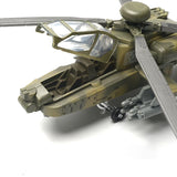 1/72 Modern US Army Tank M1A2 Leopard 2A7 Main Battle Tank Military Model AH-64 Copter Airplane Model Puzzle Assembly Model Toys