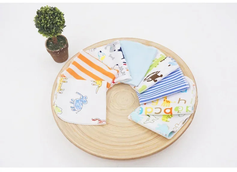 Juego de toallas de algodón para bebés recién nacidos (5/8 piezas), toalla de saliva, toalla de lactancia, toalla para bebés, niños y niñas, toallitas de tela, pañuelos.