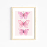 Trendy Pink Wall Art Bows Cherry Balloon Puppy Butterfly Canvas Painting Posters and Prints College Apartment Girl's Room Decor