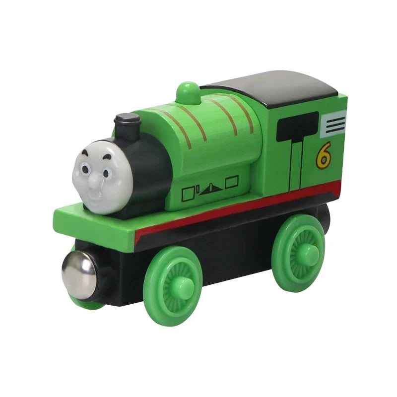 Thomas And Friends Wooden Trains Magnetic Connectable Track Trains Toys Handel Molley Lady Diesol Oliver Donald Educational Toys