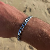 3-11mm Thick Waterproof Chain Bracelet for Men, Stainless Steel Cuban Chain Wristband, Classic Punk Heavy Men's Jewelry Gift