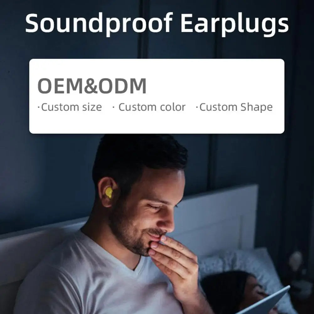 PU Moldable Shaped Anti-noise Ear Plugs Noise Reduction Sleeping Guard Soft Anti-Snoring Health Care Sleep Aid Earplug Swimming