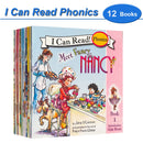 I Can Read Phonics 12 Books/Set My Very First Picture Books English Story Pocket Book for Children Kids Baby Montessori Reading
