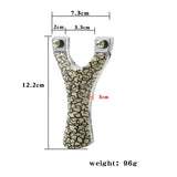 Wild Hunting Precision Shooting Sling Portable Slingshot Four-color Exquisite Slingshot Outdoor Shooting Toy New Fast Press