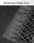 Car Seat Back Organizer Trunk Net Mesh Pocket Elastic String Net Magic Sticker Universal Portable Storage Bag Car Accessories