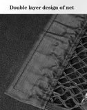 Car Seat Back Organizer Trunk Net Mesh Pocket Elastic String Net Magic Sticker Universal Portable Storage Bag Car Accessories