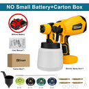 1000ML Brushless Electric Spray Gun Cordless Paint Sprayer HVLP Auto Furniture Steel Coating Airbrush For Makita 18V Battery