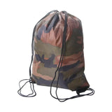Outdoor Unisex Riding Gym Shoes Clothes Storage Travel Camouflage Drawstring Bag Oxford Bag Backpack Portable Sports Bag