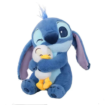 Muñeco de peluche Disney Stitch de 20 cm, Lilo y Stitch, bonito pato de peluche, regalo de cumpleaños para niños, juguetes kawaii.