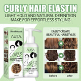Crema para rizos naturales, loción hidratante para rizos, antifrizz, rebote, esculpidor, acondicionador para el cuidado del cabello.