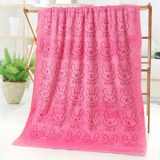 1pc Ultra Fine Fiber Super Absorbent Pet Bath Towel, Fast Drying, Soft and Comfortable Small To Large Dog and Cat Grooming Towel