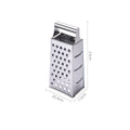 Stainless Steel 4 Sided Blades Household Box Grater Container Multipurpose Vegetables Cutter Kitchen Tools Manual Cheese Slicer