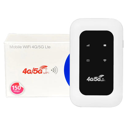 4G/5G Mobile WIFI Router 150Mbps 4G LTE Wireless Router 3000mA Portable Pocket MiFi Modem Mobile Wifi Hotspot with Sim Card Slot