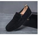 New Men's Loafers, Lightweight and Breathable Casual Shoes, Men's Flat Driving Shoes, Soft Sole Slip-on Business Shoes, Moccasins