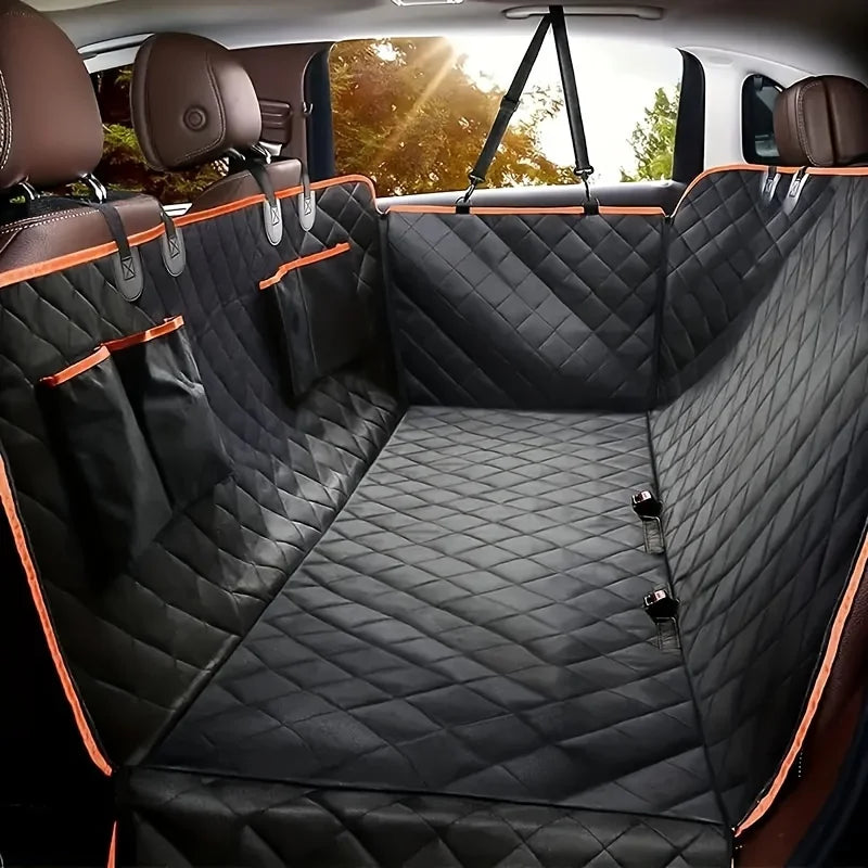 Ideal Car Seat Cover, Upgrade Your Car Seats with this Waterproof, Scratch-Resistant Dog Hammock Cover!