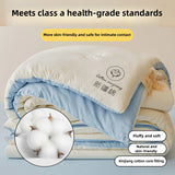 100% Cotton Filled Super Soft Autumn Winter Quilt Lightweight Fluffy Warm Duvets Core Grade A Comfort Quilted Double Comforter