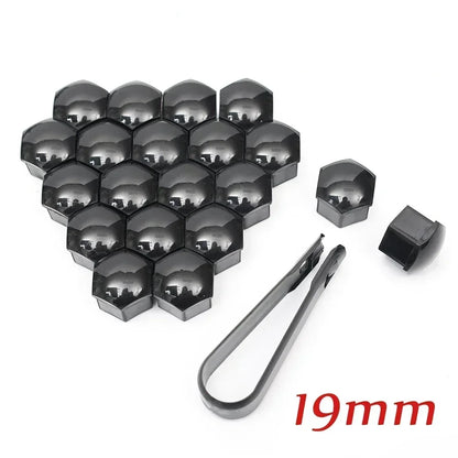 20pcs Car Wheel Tire Nut Caps Anti-Rust Protection Cover 17mm 19mm 21mm Car Hub Nut Decoration Cap Accessories