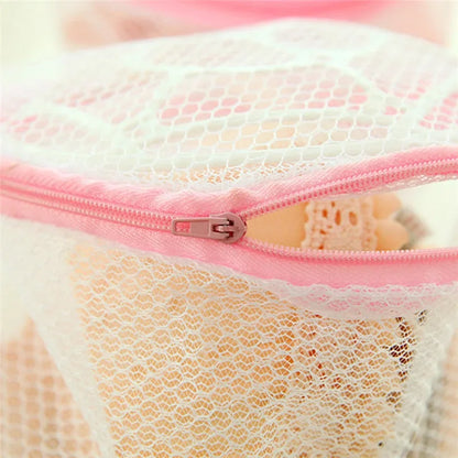 Home Use Lingerie Washing Mesh Clothing Underwear Organizer Washing Bag Useful Mesh Net Bra Wash Bag Zipper Laundry Bag Lash Bag