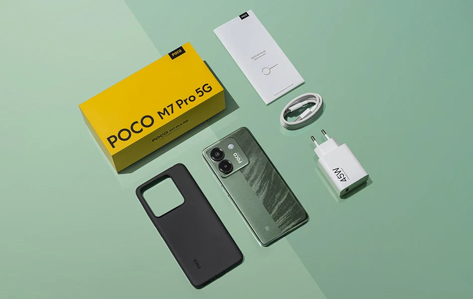 Global Version POCO M7 Pro 50MP Camera MTK Dimensity 7025-Ultra 120Hz FHD+ Eye-care AMOLED Display NFC 5110mAh Battery