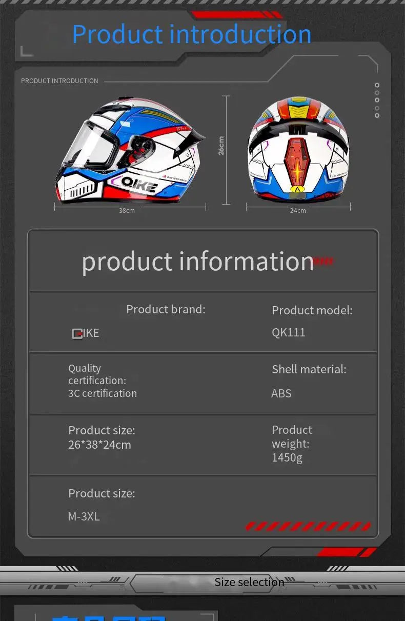 DOT motorcycle full helmet male large tail retro cruise motorcycle helmet motorcycle helmet full coverage to keep warm.