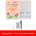 Sank Magic Practice Copybook Pen Preschools Kids Calligraphy English Verison Free Wiping Children Reusable Writing Book