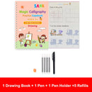 Sank Magic Practice Copybook Pen Preschools Kids Calligraphy English Verison Free Wiping Children Reusable Writing Book