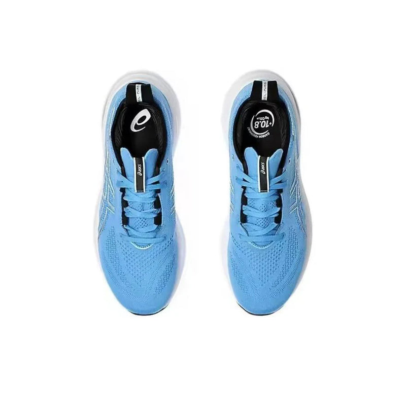 Zapatillas de running Asics Nimbus 26 originales para hombre, amortiguación, estabilidad, deportivas Asics unisex, color blanco