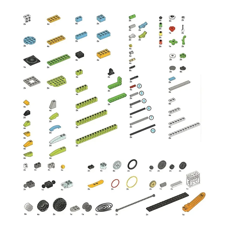 NEW Technical WeDo 2.0 Core Educational Set Building Blocks with Book DIY Parts 45300 Scratch 3.0 Children Toys Christmas Gifts