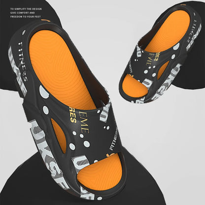 Sandalias antideslizantes de verano para hombre, con plataforma gruesa y suave, para casa, para ducha, baño y exteriores, informales.