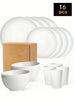 16pcs-white