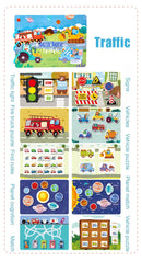 Montessori Busy Book for Kids Sticker Quiet Book Baby Early Educational Toy toddlers Matching Puzzles Game Learning Toys Gifts