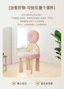 Nordic Bedroom Makeup Chair Modern Dresser Accent Wooden Dining Chair Luxury Relax Minimalist Design Home Furniture Cadeira LLMC