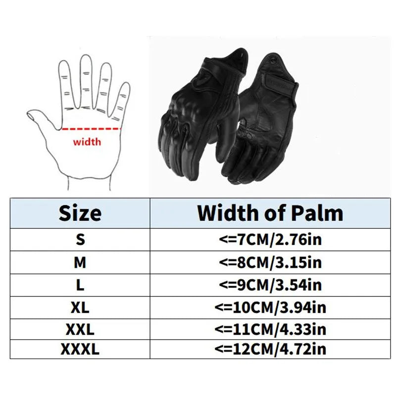 S-XXXL Motorcycle Gloves Goatskin Leather Men Women Moto Glove Electric Bike Motorcycle Gloves Electric Cars Sale