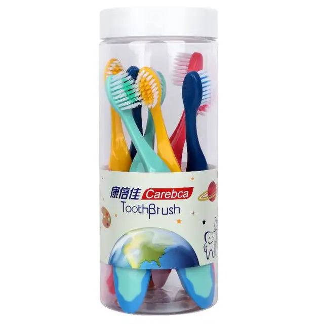 Cepillo de dientes de cerdas suaves para bebés, ideal para el cambio de pañal, cubo de 8 piezas, de 2 a 12 años 